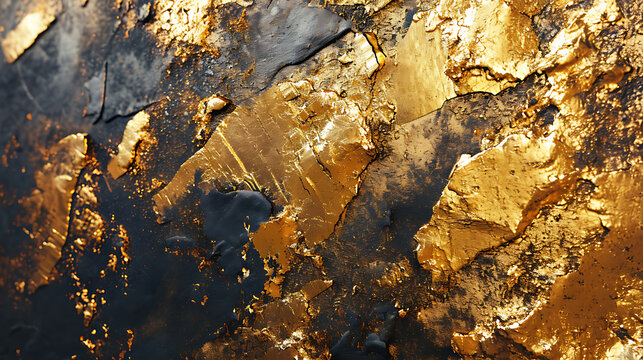 Emraude and gold texture