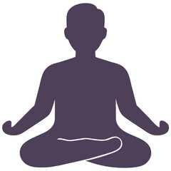 meditation pose icon