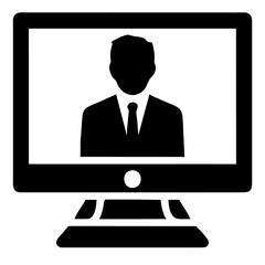 virtual meeting icon