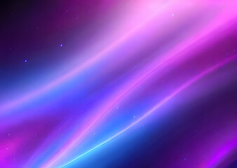 Fototapeta premium Purple modern background, Wave, in space bright style, Generative AI