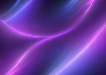 Fototapeta premium Purple modern background, Wave, in space bright style, Generative AI