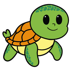 Cute Cartoon Turtle