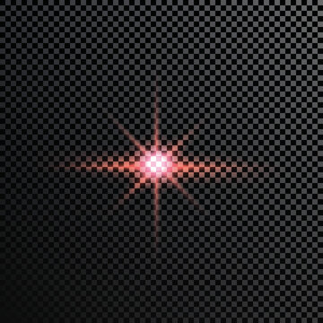 abstract red star, star, hightlight, flare, sparkle
