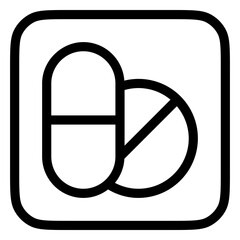 Editable medicine vector icon. Part of a big icon set family. Perfect for web and app interfaces, presentations, infographics, etc