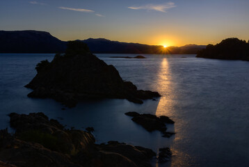 Atardecer en Lago Alumin&eacute; - Villa Pehuenia - Neuqu&eacute;n
