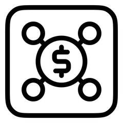 Editable money, budget vector icon. Part of a big icon set family. Perfect for web and app interfaces, presentations, infographics, etc