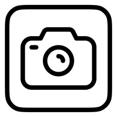 Editable vector photo digital camera icon. Part of a big icon set family. Perfect for web and app interfaces, presentations, infographics, etc
