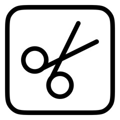 Editable vector scissors cut icon. Part of a big icon set family. Perfect for web and app interfaces, presentations, infographics, etc