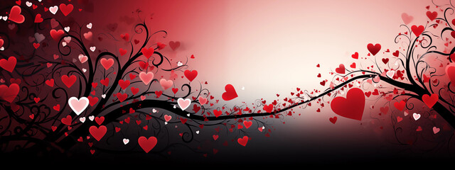 A Valentines Day Design, Concept, Background - obrazy, fototapety, plakaty