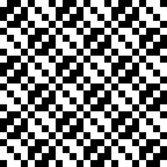 Squares, figures seamless pattern. Tribal motif. Checks, shapes ornate. Folk wallpaper. Geometric background. Ethnic ornament. Textile print, web design, geometry abstract. Geometrical image. Vector.