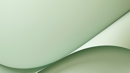 Minimal geometric shapes and lines in light green color. Abstract creative texture banner background