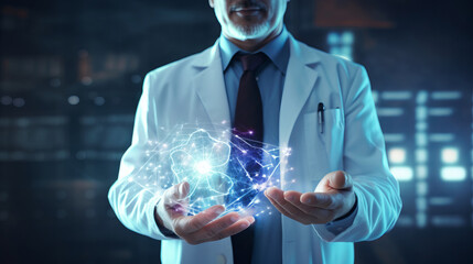 Revolutionizing Healthcare: Doctor Harnessing the Power of Digital Technology for Global Medical Advancements