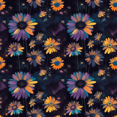 Obraz premium seamless floral pattern