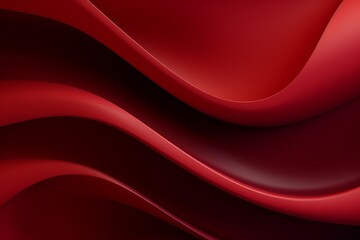 Fototapeta premium Enigmatic Elegance: Mesmerizing Dark Red Waves Unleash Abstract Beauty in a Gradient Color Symphony