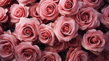 Obraz premium Blooming Splendor: A Breathtaking Daytime Tapestry of Majestic Roses