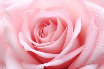 Whispering Petals: A Captivating Macro Closeup of a Soft Pink Rose - A Delicate Symphony of Romance and Love