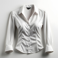 a white blouse 