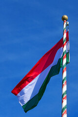 ungarische Nationalflagge in Budapest