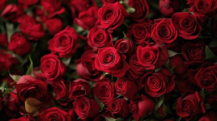 red roses background