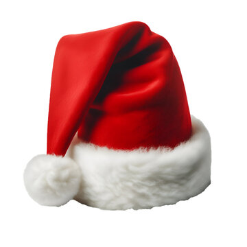 Santa Claus hat or red Christmas hat