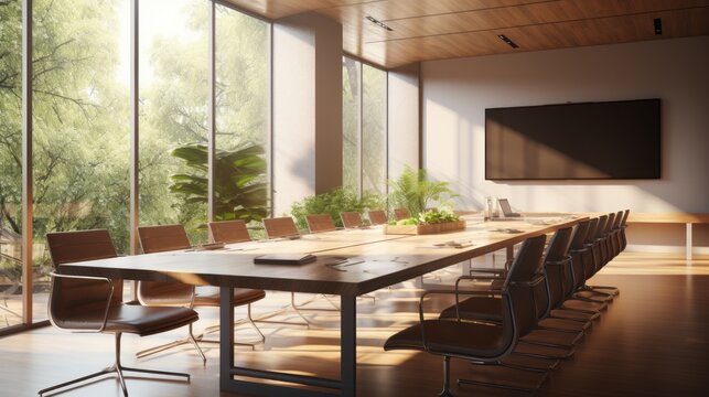 Enlightened Collaboration: Embracing Tradition and Innovation in the Sunlit Boardroom