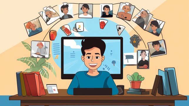 Empowered Learning: Student Avatar Thriving in Virtual Classroom with Engaging Online Education