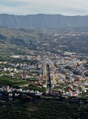 Los Llanos von oben auf La Palma