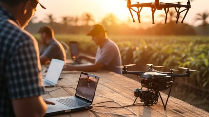 Revolutionizing Agriculture: Farmers Harnessing Drone Technology for Real-Time Crop Monitoring and Data Analytics