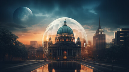 dome theme design illustration