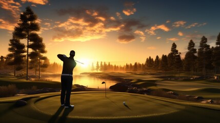 Sunrise Serenity: Mastering the Greens with a Pro Golfer's Insightful Analysis