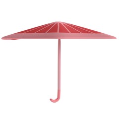 Cute Umbrella isolated on white background