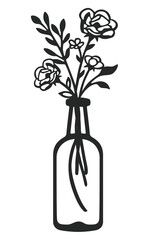 Spring Design,flowers in vase.