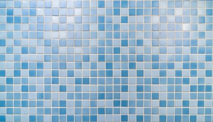 Fototapeta premium Blue mosaic background wallpaper.