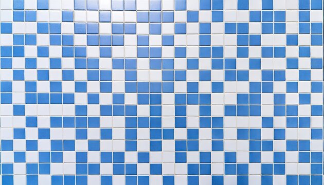 Blue mosaic background wallpaper.