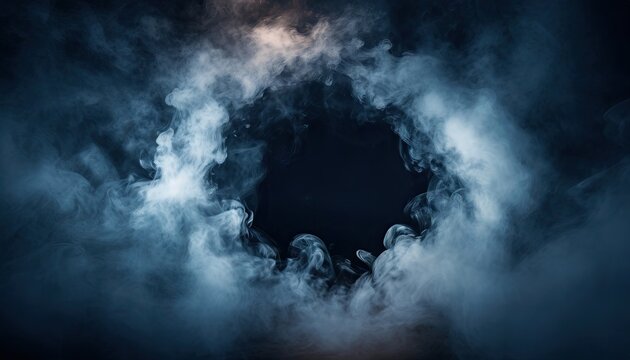 The smoke in the dark. © hugo