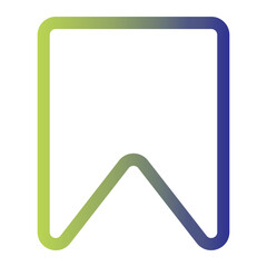 Social media icon on line gradient style