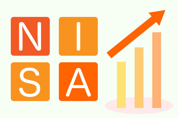 NISAと増加の棒グラフ