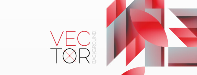 Assorted geometric shapes unite in a minimalistic abstract backdrop, offering a versatile canvas for contemporary design for digital designs, presentations, website banners, social media posts