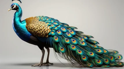 Zelfklevend Fotobehang A Peacock animal © Mahenz