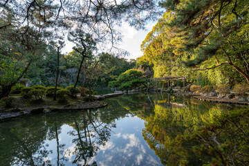 Fototapeta na wymiar 京都　平安神宮の風景
