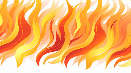 Energetic Seamless Fire Pattern: Abstract Blaze Design in Vibrant Orange - Modern Combustion Backdrop for Dynamic Digital Art