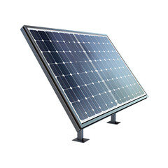 Solar panel isolated on transparent  background