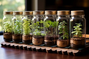 Engaging DIY plant visuals showcasing propagation, terrarium crafting, and innovative accessories, inspiring hands-on plant enthusiasts with creative projects