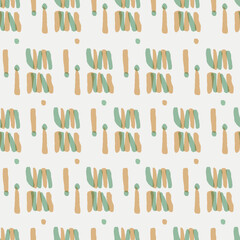 Vector hand drawing doodle lines seamless repeat pattern digital artwork