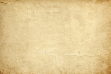 Old vintage paper with a glowing center and grunge vignette. Cream Old Backdrop Background.