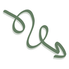 Obraz premium Green arrow