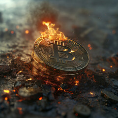Bitcoin Crash and Burning Financial