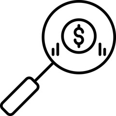 Money Search Icon