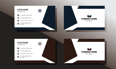 Creative brilliant modern business card  with some exclusive way.