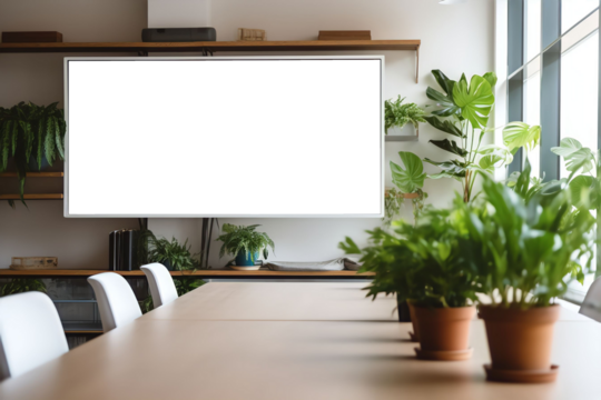 PNG images of monitor in the office